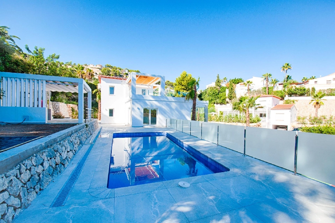 villa en Moraira(Pinar del abogat) en venta, superficie 400 m², aire acondicionado, parcela 1200 m², 3 dormitorios, 3 banos, piscina, ref.: AM-12058DA-3700-11