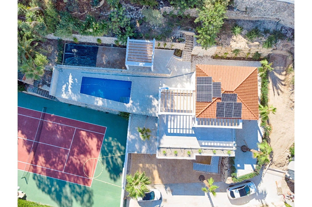 villa en Moraira(Pinar del abogat) en venta, superficie 400 m², aire acondicionado, parcela 1200 m², 3 dormitorios, 3 banos, piscina, ref.: AM-12058DA-3700-4