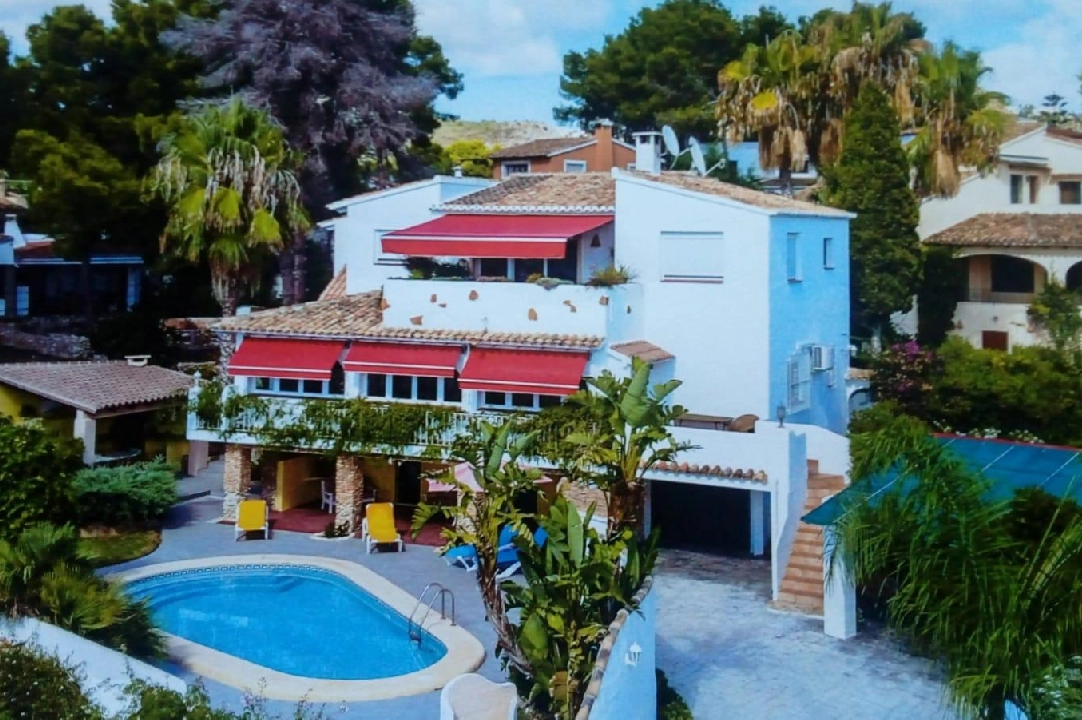 villa en Moraira(Pla del mar) en venta, superficie 326 m², aire acondicionado, parcela 791 m², 5 dormitorios, 5 banos, piscina, ref.: AM-12082DA-3700-1