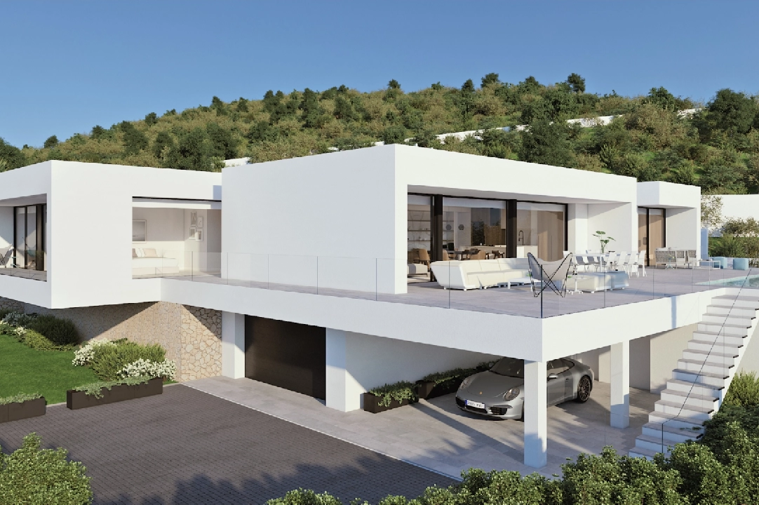 villa en Cumbre del Sol(Residencial Plus Jazmines) en venta, superficie 313 m², parcela 1338 m², 3 dormitorios, 5 banos, piscina, ref.: VA-AJ064-1