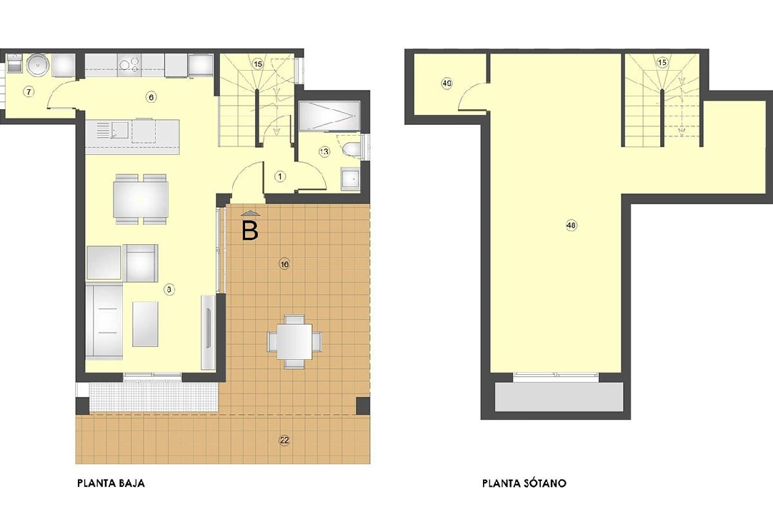 casa duplex en San Juan de los Terreros en venta, superficie 228 m², estado first owner, aire acondicionado, parcela 251 m², 2 dormitorios, 2 banos, ref.: HA-STN-150-D02-9