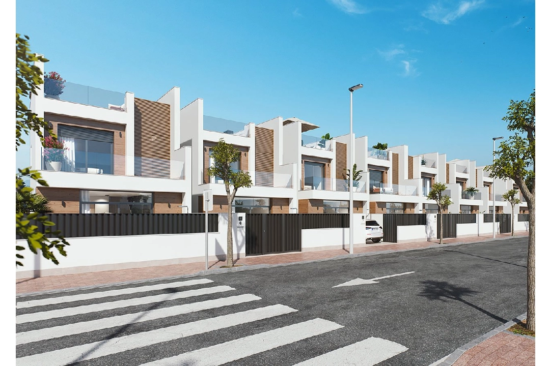 villa en San Pedro del Pinatar en venta, superficie 158 m², estado first owner, parcela 129 m², 3 dormitorios, 2 banos, piscina, ref.: HA-SAN-115-E01-3