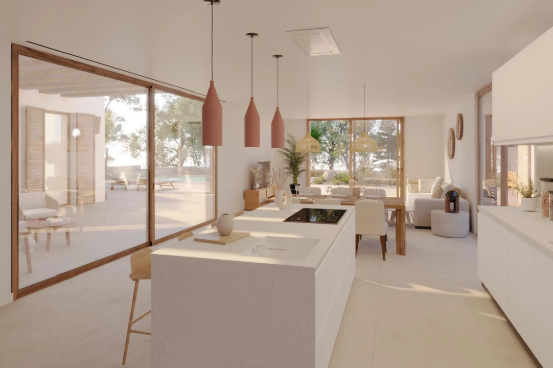 villa en Moraira(La Sabatera) en venta, superficie 213 m², aire acondicionado, parcela 971 m², 4 dormitorios, 2 banos, ref.: BP-4306MOR-4