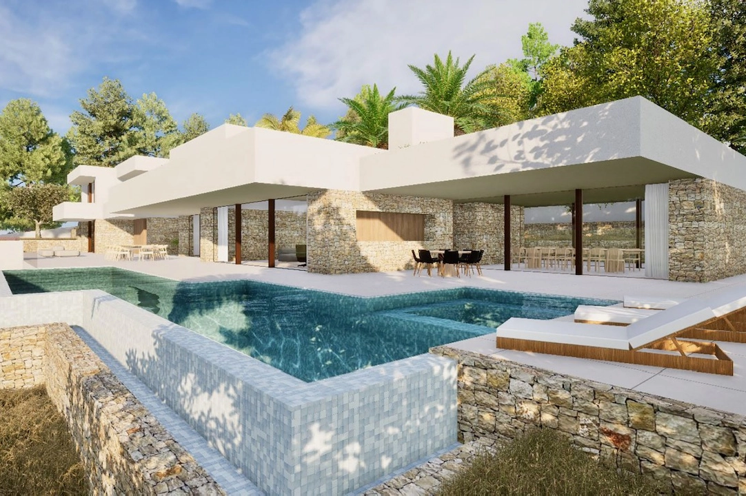villa en Moraira(Fanadix) en venta, superficie 2264 m², parcela 2896 m², 4 dormitorios, 4 banos, piscina, ref.: CA-H-1746-AMBI-1