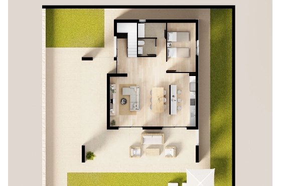 Villa in Finestrat(Balcon de Finestrat) zu verkaufen, Wohnfläche 157 m², Grundstück 489 m², 4 Schlafzimmer, 3 Badezimmer, Pool, ref.: TW-BREEZE-75-12