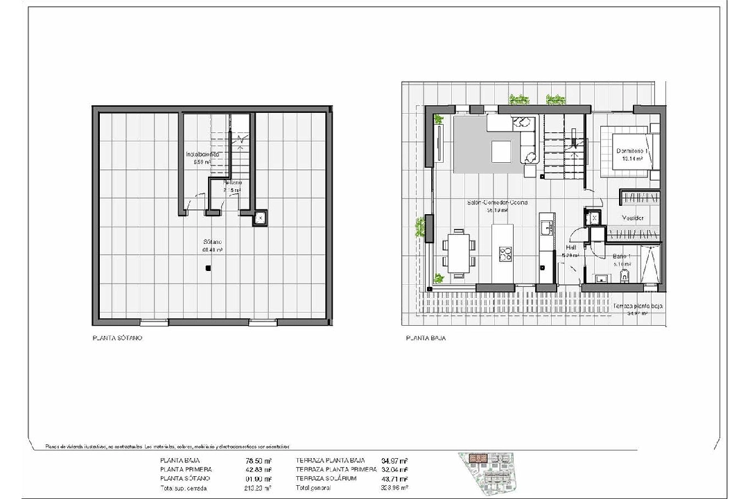 casa duplex en Polop en venta, superficie 324 m², estado first owner, parcela 353 m², 3 dormitorios, 2 banos, piscina, ref.: HA-PON-300-D01-5
