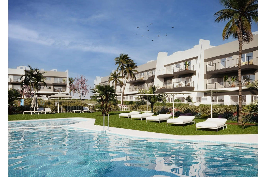 apartamento en la planta superior en Santa Pola en venta, superficie 83 m², estado first owner, aire acondicionado, 2 dormitorios, 2 banos, piscina, ref.: HA-SPN-131-A01-1