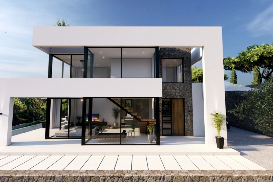 villa en Benissa(La Fustera) en venta, superficie 615 m², ano de construccion 2023, aire acondicionado, parcela 1347 m², 4 dormitorios, 3 banos, piscina, ref.: BI-BE.H-902-14