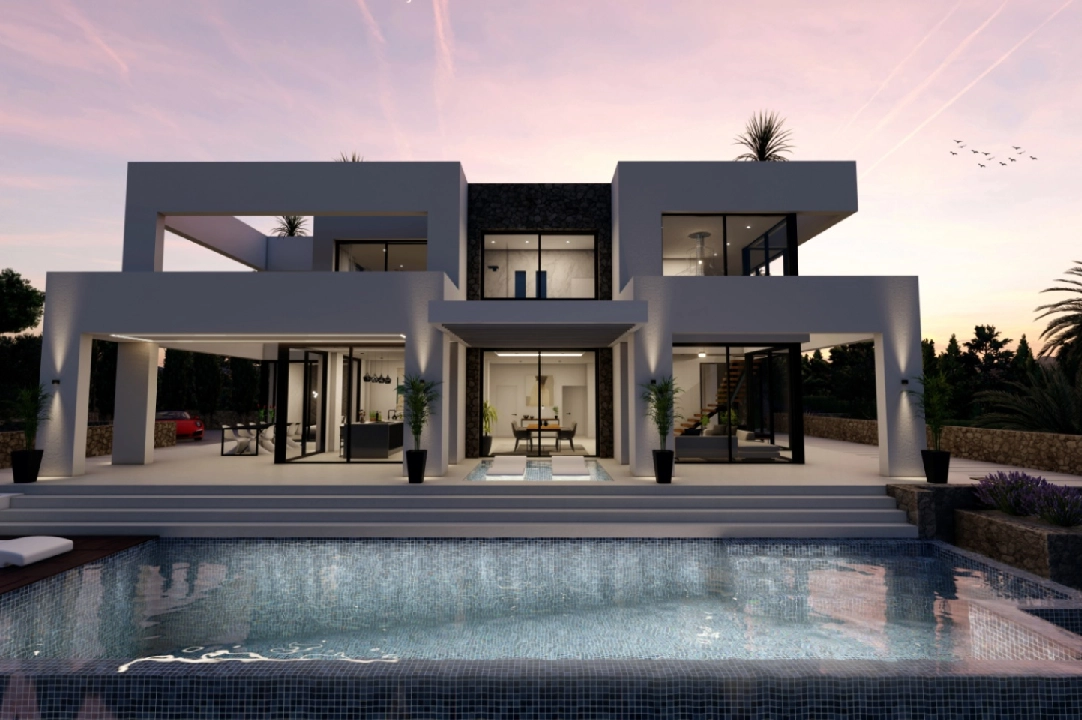 villa en Benissa(La Fustera) en venta, superficie 615 m², ano de construccion 2023, aire acondicionado, parcela 1347 m², 4 dormitorios, 3 banos, piscina, ref.: BI-BE.H-902-17