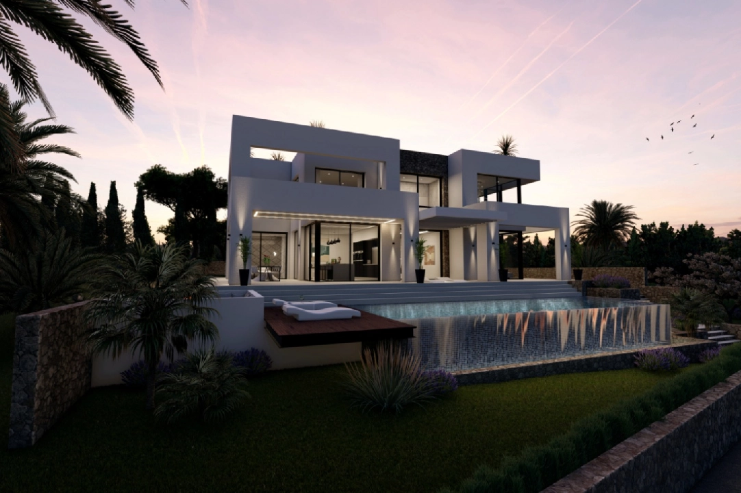 villa en Benissa(La Fustera) en venta, superficie 615 m², ano de construccion 2023, aire acondicionado, parcela 1347 m², 4 dormitorios, 3 banos, piscina, ref.: BI-BE.H-902-19