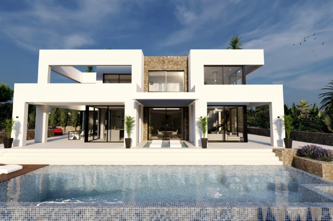 villa en Benissa(La Fustera) en venta, superficie 615 m², ano de construccion 2023, aire acondicionado, parcela 1347 m², 4 dormitorios, 3 banos, piscina, ref.: BI-BE.H-902-2