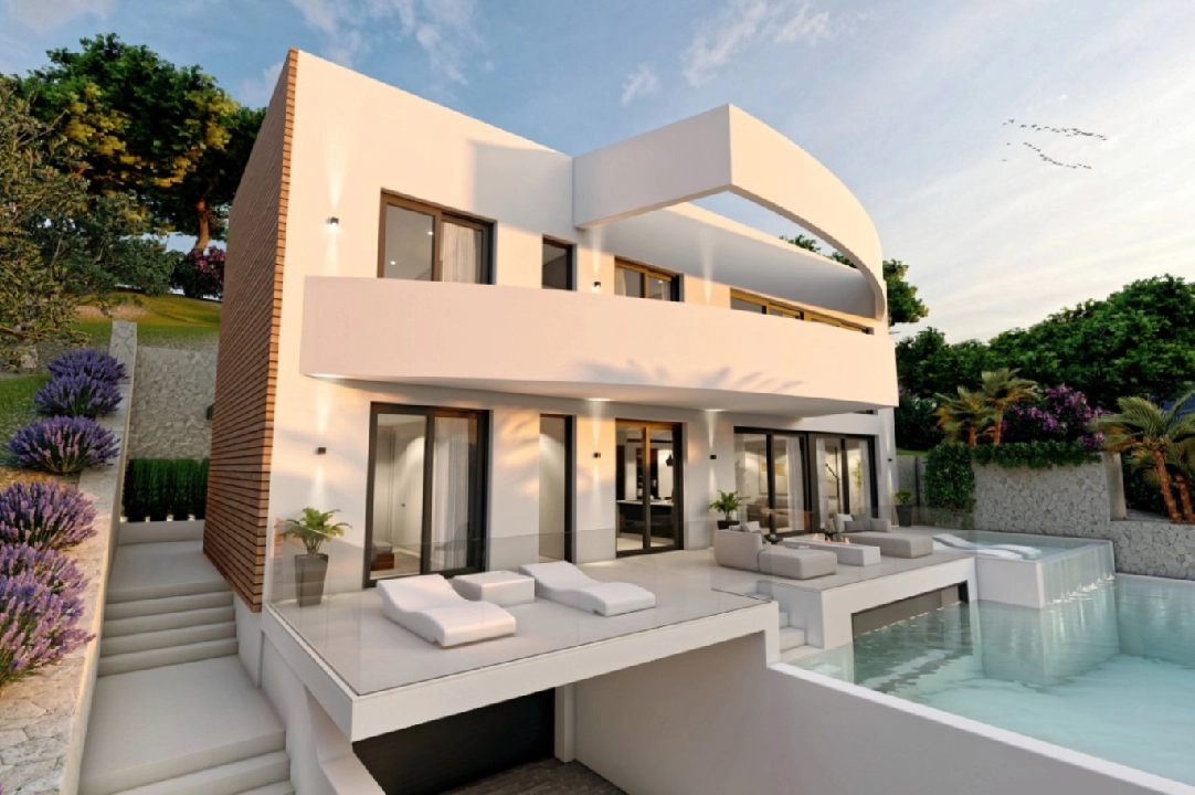 villa en Altea en venta, superficie 540 m², ano de construccion 2024, aire acondicionado, parcela 1270 m², 4 dormitorios, 4 banos, piscina, ref.: BI-AL.H-031-20