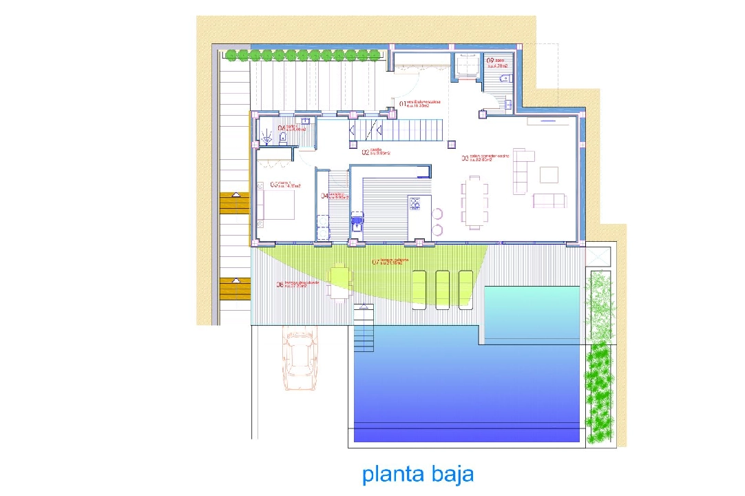 villa en Altea en venta, superficie 540 m², ano de construccion 2024, aire acondicionado, parcela 1270 m², 4 dormitorios, 4 banos, piscina, ref.: BI-AL.H-031-22