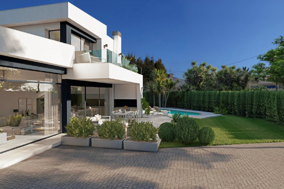 villa en Benissa(La Fustera) en venta, superficie 284 m², aire acondicionado, parcela 725 m², 3 dormitorios, 3 banos, piscina, ref.: BI-BE.H-903-4