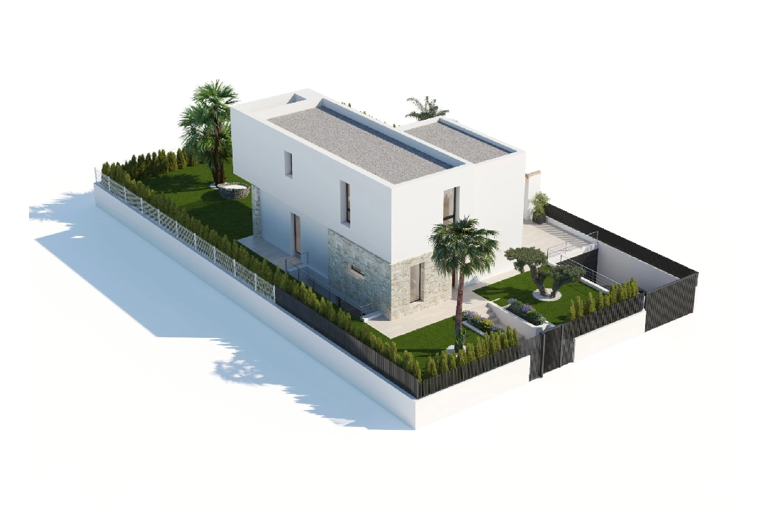 villa en Finestrat en venta, superficie 282 m², ano de construccion 2023, + KLIMA, aire acondicionado, parcela 482 m², 3 dormitorios, 3 banos, piscina, ref.: BI-AL.H-032-13