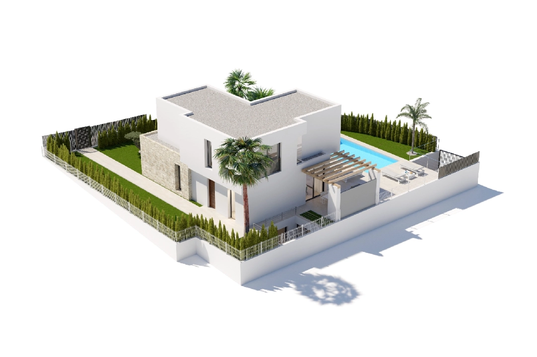 villa en Finestrat en venta, superficie 423 m², ano de construccion 2024, + KLIMA, aire acondicionado, parcela 578 m², 4 dormitorios, 3 banos, piscina, ref.: BI-AL.H-033-14