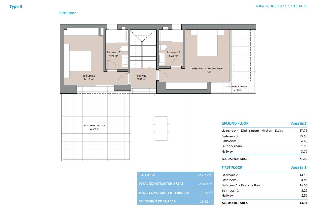 villa en Finestrat en venta, superficie 235 m², ano de construccion 2024, + KLIMA, aire acondicionado, parcela 447 m², 3 dormitorios, 3 banos, piscina, ref.: BI-AL.H-034-5