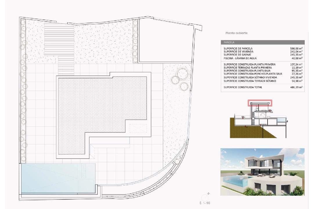 villa en Finestrat en venta, superficie 526 m², ano de construccion 2024, aire acondicionado, parcela 598 m², 5 dormitorios, 5 banos, piscina, ref.: BI-AL.H-035-24