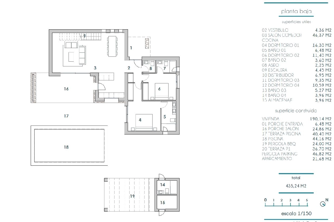 villa en Moraira en venta, superficie 190 m², aire acondicionado, parcela 800 m², 4 dormitorios, 4 banos, piscina, ref.: BI-MT.H-792-11