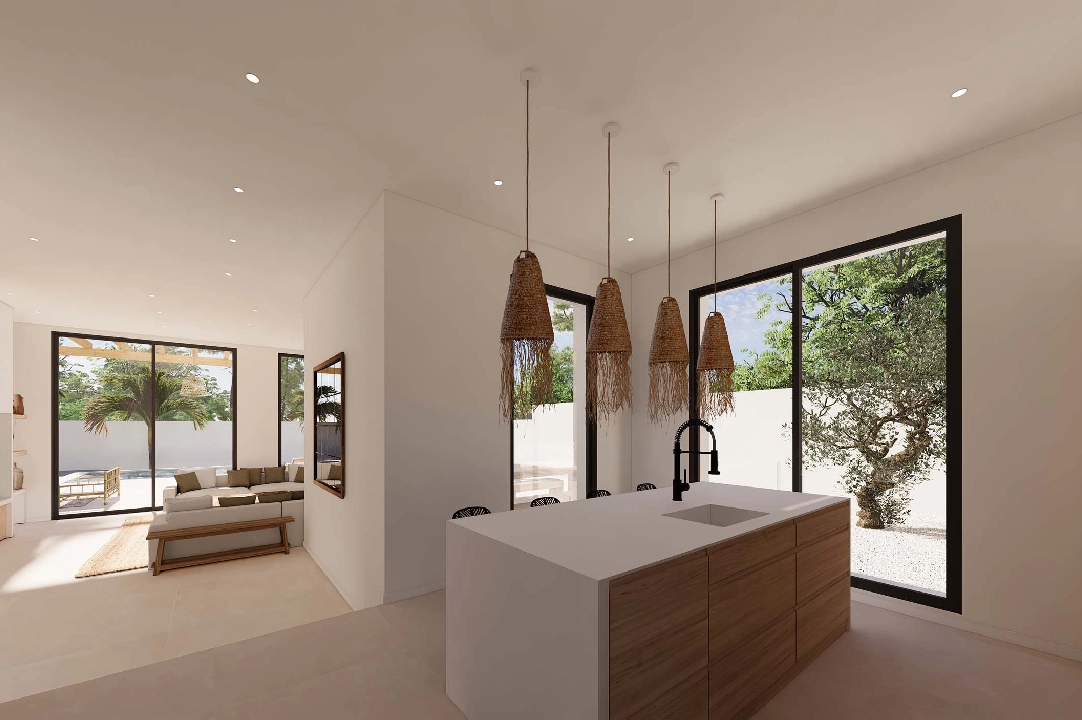 villa en Moraira en venta, superficie 268 m², aire acondicionado, parcela 800 m², 4 dormitorios, 3 banos, piscina, ref.: BI-MT.H-793-6