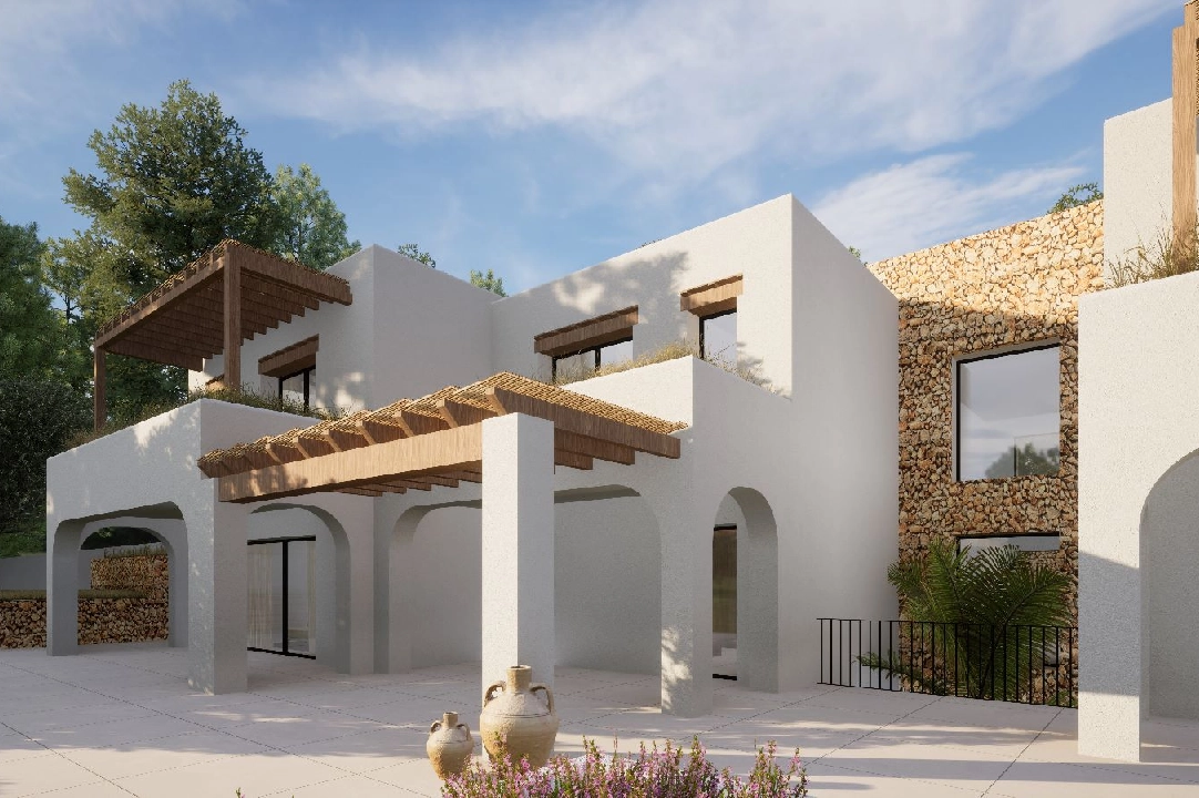 villa en Moraira en venta, superficie 2264 m², ano de construccion 2024, aire acondicionado, parcela 2896 m², 6 dormitorios, 6 banos, piscina, ref.: BI-MT.H-800-2