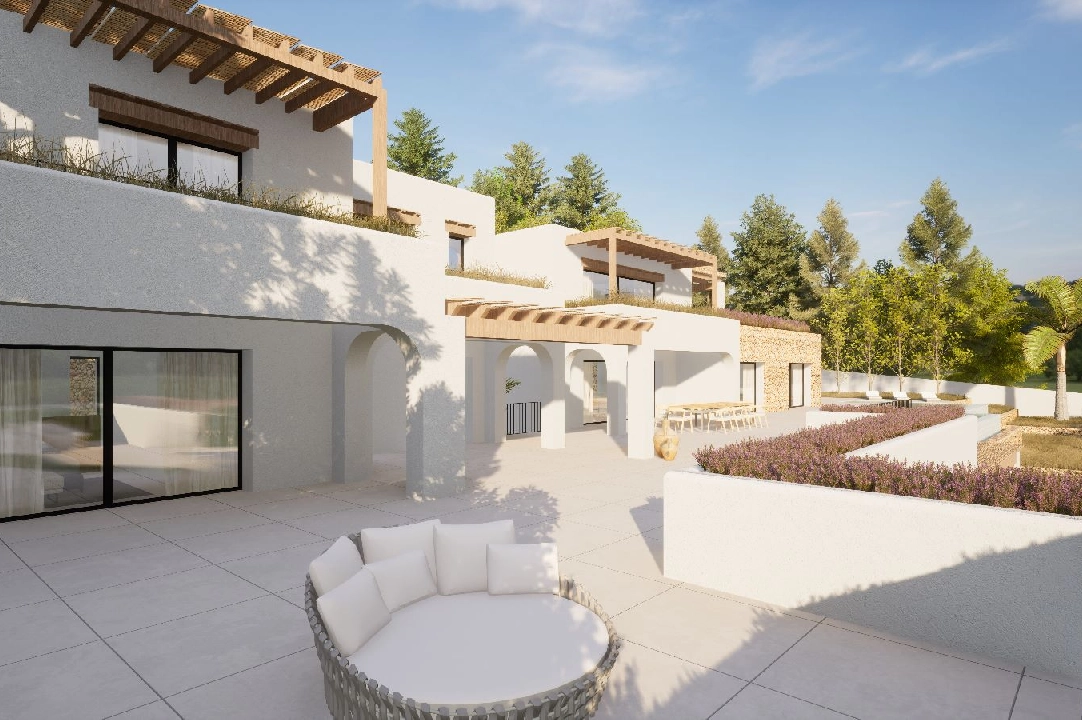 villa en Moraira en venta, superficie 2264 m², ano de construccion 2024, aire acondicionado, parcela 2896 m², 6 dormitorios, 6 banos, piscina, ref.: BI-MT.H-800-3