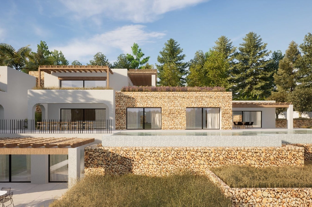 villa en Moraira en venta, superficie 2264 m², ano de construccion 2024, aire acondicionado, parcela 2896 m², 6 dormitorios, 6 banos, piscina, ref.: BI-MT.H-800-4