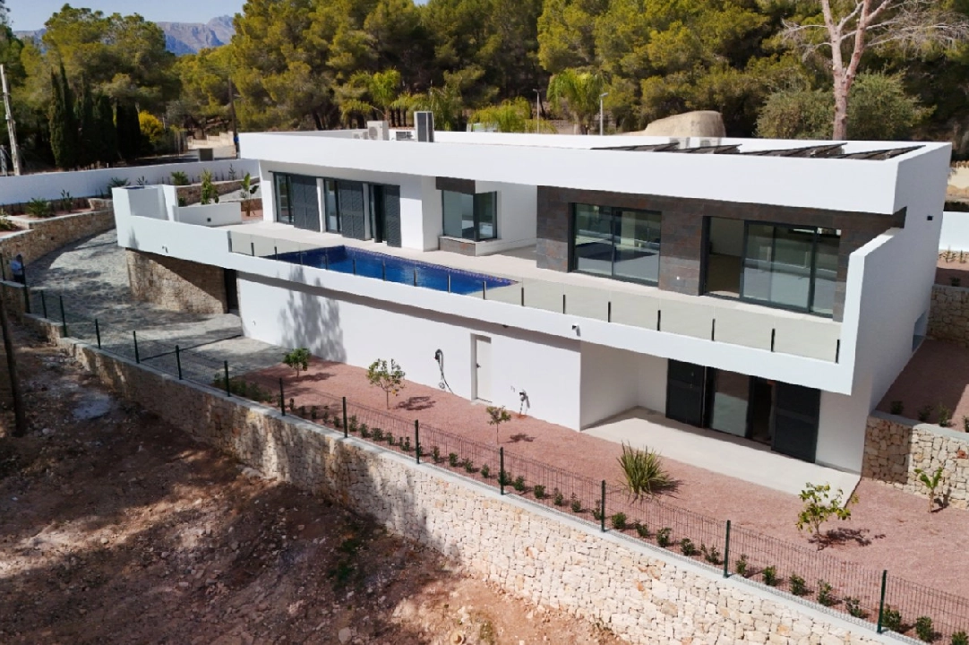 villa en Benissa(La Fustera) en venta, superficie 299 m², ano de construccion 2024, aire acondicionado, parcela 950 m², 4 dormitorios, 3 banos, piscina, ref.: BI-BE.H-909-13