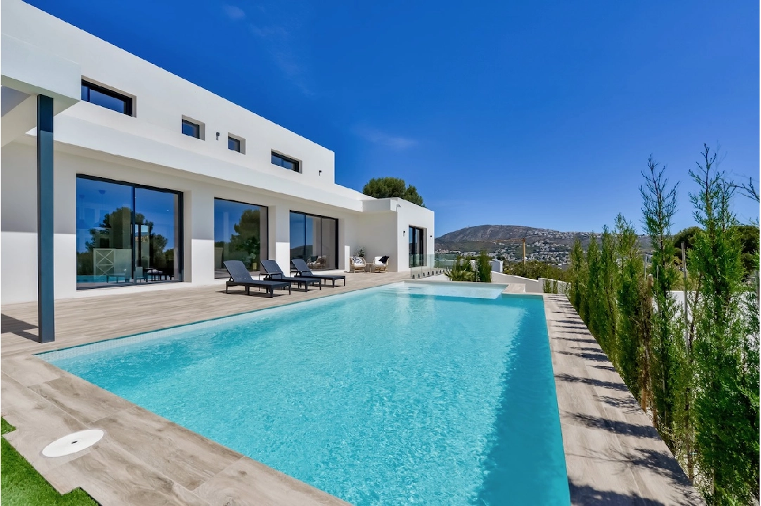 villa en Moraira(La Sabatera) en venta, superficie 259 m², aire acondicionado, parcela 811 m², 4 dormitorios, 3 banos, piscina, ref.: CA-H-1766-AMBI-2