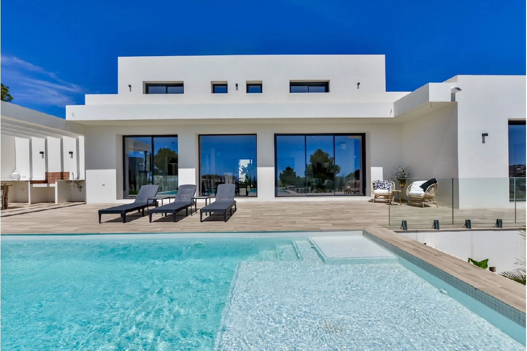 villa en Moraira(La Sabatera) en venta, superficie 259 m², aire acondicionado, parcela 811 m², 4 dormitorios, 3 banos, piscina, ref.: CA-H-1766-AMBI-42