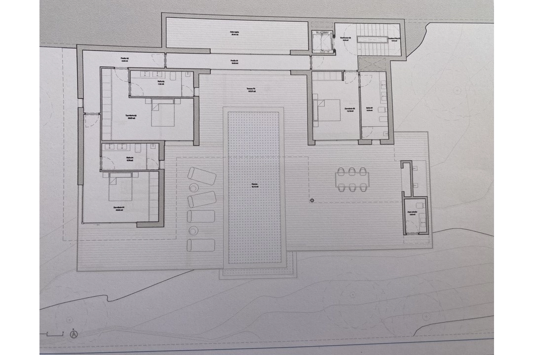 villa en Calpe(Partida Empedrola) en venta, superficie 453 m², aire acondicionado, parcela 1013 m², 4 dormitorios, 5 banos, ref.: BP-4308CAL-10