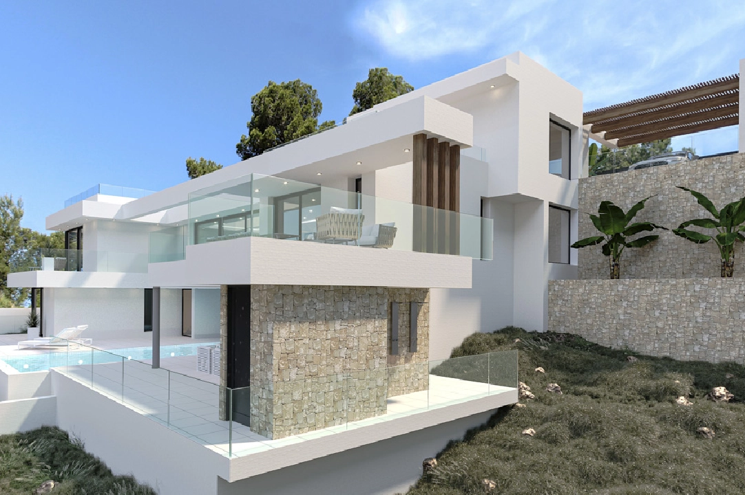 villa en Calpe(Partida Empedrola) en venta, superficie 453 m², aire acondicionado, parcela 1013 m², 4 dormitorios, 5 banos, ref.: BP-4308CAL-5