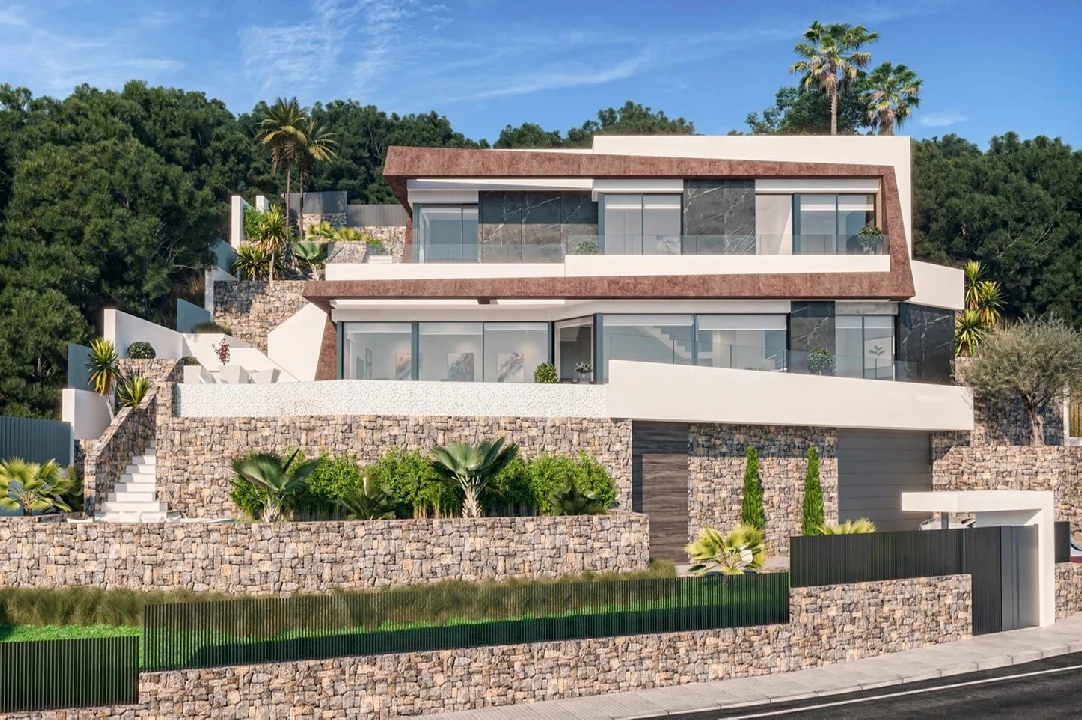 villa en Calpe en venta, superficie 273 m², aire acondicionado, 4 dormitorios, 5 banos, piscina, ref.: BS-84512482-1