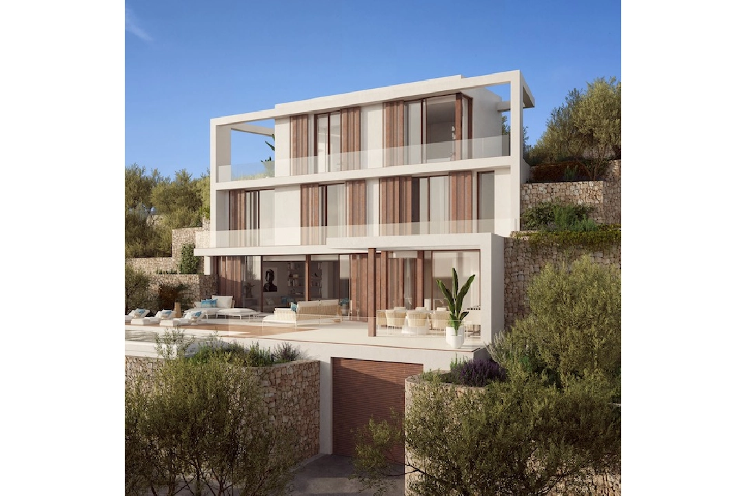 villa en Benissa(San Jaime) en venta, superficie 831 m², aire acondicionado, parcela 770 m², 4 dormitorios, 4 banos, piscina, ref.: CA-H-1775-AMB-11