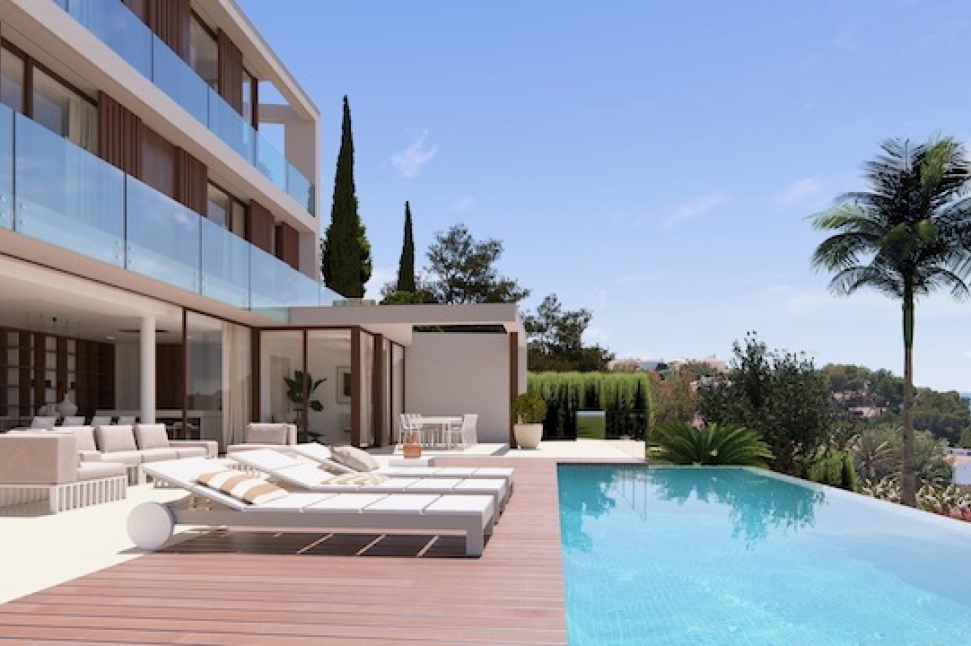 villa en Benissa(San Jaime) en venta, superficie 831 m², aire acondicionado, parcela 770 m², 4 dormitorios, 4 banos, piscina, ref.: CA-H-1775-AMB-8