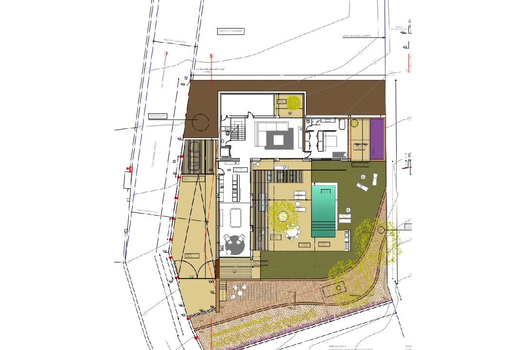 villa en Calpe(Garduix) en venta, superficie 675 m², aire acondicionado, parcela 1079 m², 4 dormitorios, 5 banos, ref.: BP-3631CAL-3