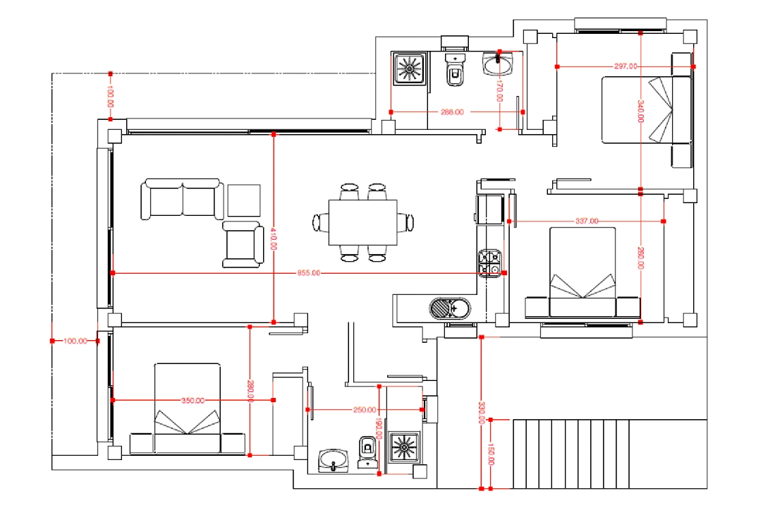 villa en Pedreguer(Monte Solana) en venta, superficie 132 m², aire acondicionado, parcela 300 m², 3 dormitorios, 2 banos, ref.: BP-8185PED-19