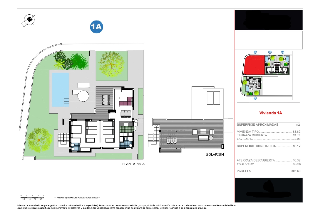 villa en Els Poblets en venta, superficie 84 m², ano de construccion 2025, aire acondicionado, parcela 382 m², 3 dormitorios, 2 banos, ref.: VPD-Villas-1A-2