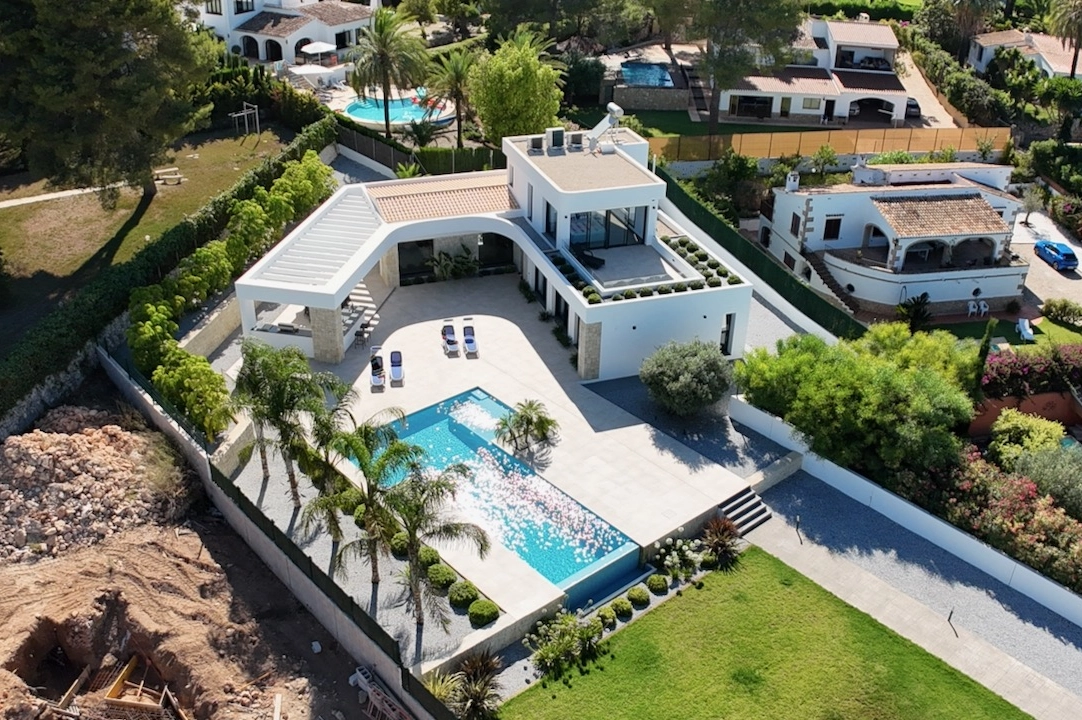 villa en Javea(Pinosol) en venta, superficie 260 m², estado first owner, + calefaccion suelo, aire acondicionado, parcela 1866 m², 4 dormitorios, 3 banos, piscina, ref.: CA-H-1790-AMBE-44