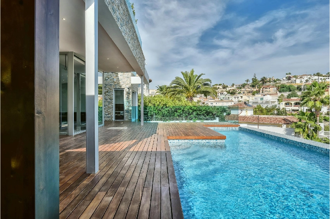 villa en Calpe(La Canuta) en venta, superficie 287 m², aire acondicionado, parcela 900 m², 3 dormitorios, 5 banos, piscina, ref.: COB-2669-10535-32