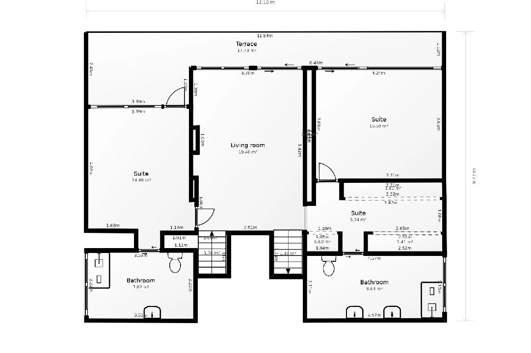 villa en Altea(Mascarat) en venta, superficie 296 m², aire acondicionado, parcela 823 m², 2 dormitorios, 2 banos, piscina, ref.: COB-3319-10535-25