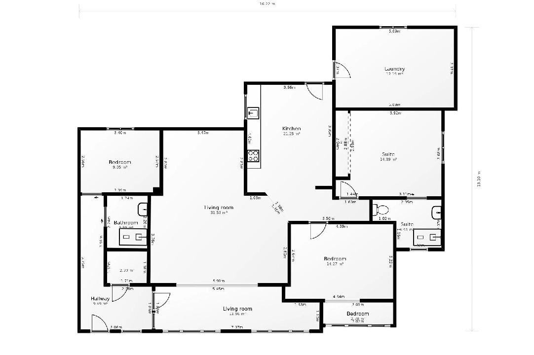 villa en Calpe(Pla roig) en venta, superficie 145 m², aire acondicionado, parcela 800 m², 3 dormitorios, 2 banos, piscina, ref.: COB-3377-10535-48