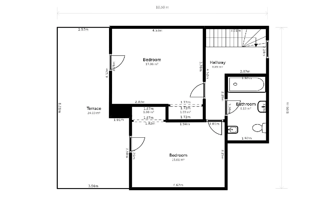 bungalow en Calpe(Garduix) en venta, superficie 110 m², aire acondicionado, 2 dormitorios, 2 banos, piscina, ref.: COB-3468-10535-26