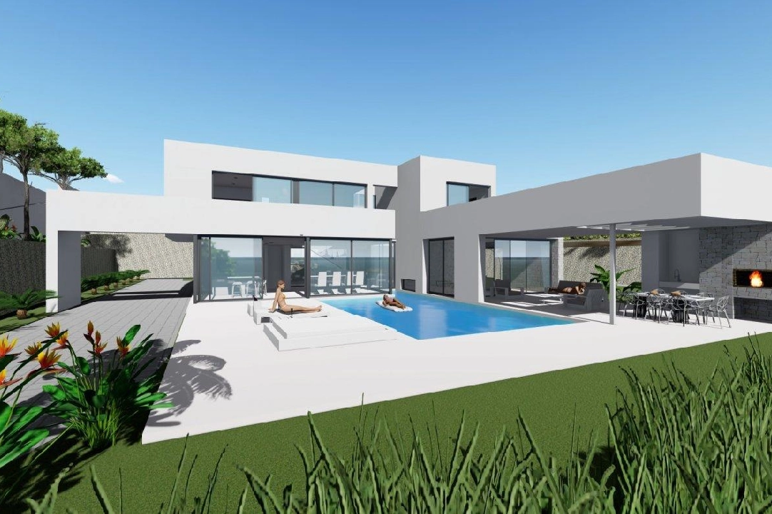 villa en Calpe en venta, superficie 370 m², ano de construccion 2019, aire acondicionado, parcela 1252 m², 4 dormitorios, 4 banos, piscina, ref.: AM-11348DA-1