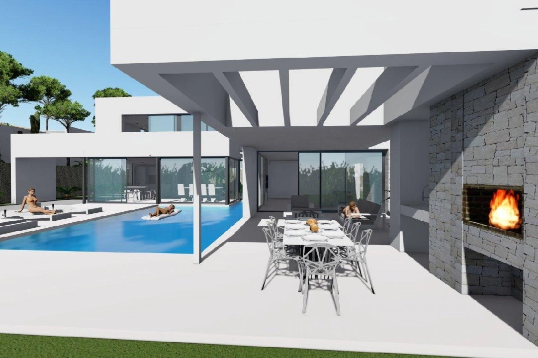 villa en Calpe en venta, superficie 370 m², ano de construccion 2019, aire acondicionado, parcela 1252 m², 4 dormitorios, 4 banos, piscina, ref.: AM-11348DA-3