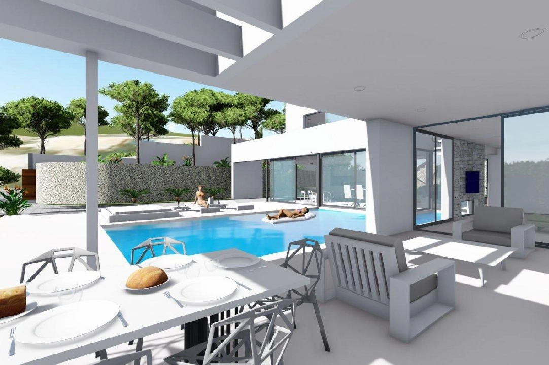 villa en Calpe en venta, superficie 370 m², ano de construccion 2019, aire acondicionado, parcela 1252 m², 4 dormitorios, 4 banos, piscina, ref.: AM-11348DA-4