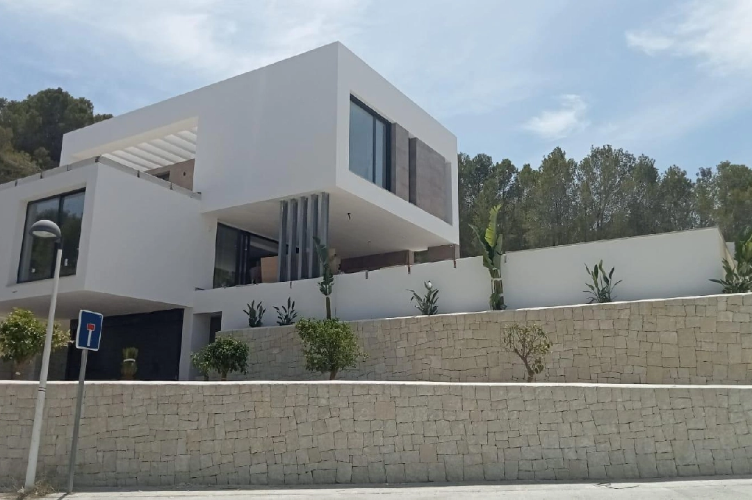 villa en Moraira en venta, superficie 394 m², ano de construccion 2020, aire acondicionado, parcela 800 m², 4 dormitorios, 3 banos, piscina, ref.: AM-11509DA-1