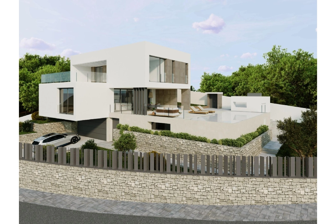 villa en Moraira en venta, superficie 394 m², ano de construccion 2020, aire acondicionado, parcela 800 m², 4 dormitorios, 3 banos, piscina, ref.: AM-11509DA-27