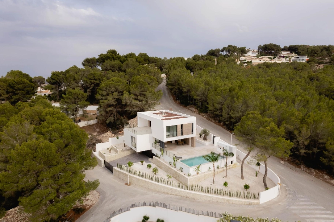 villa en Moraira en venta, superficie 394 m², ano de construccion 2020, aire acondicionado, parcela 800 m², 4 dormitorios, 3 banos, piscina, ref.: AM-11509DA-6