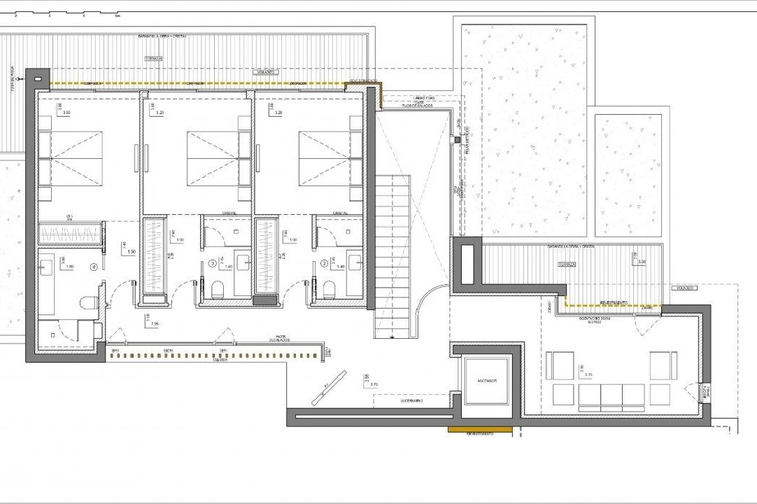 villa en Benissa en venta, superficie 474 m², ano de construccion 2021, aire acondicionado, parcela 1565 m², 4 dormitorios, 4 banos, piscina, ref.: AM-11597DA-10